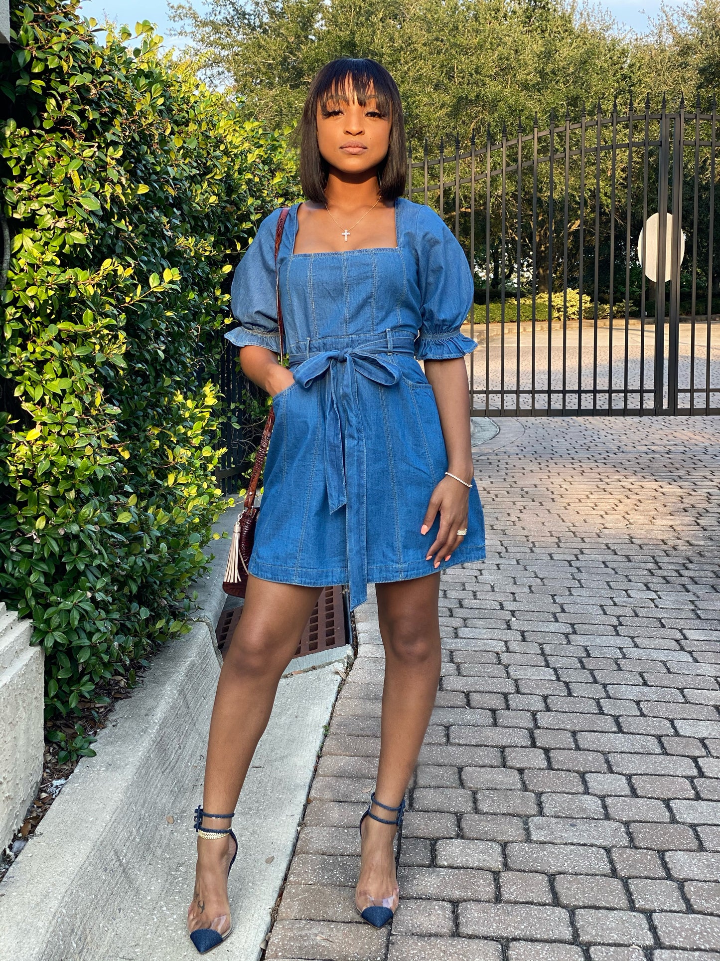 Denim Mini Dress