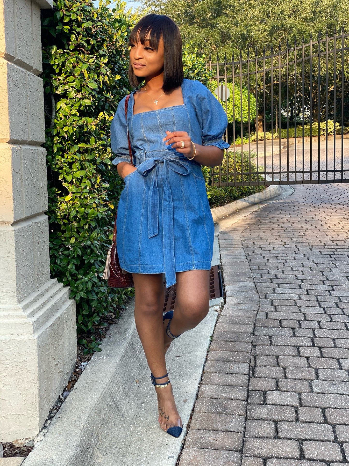 Denim Mini Dress