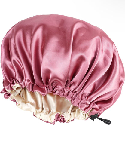 Satin Double-Sided Adjustable Sleep Bonnet Accessories